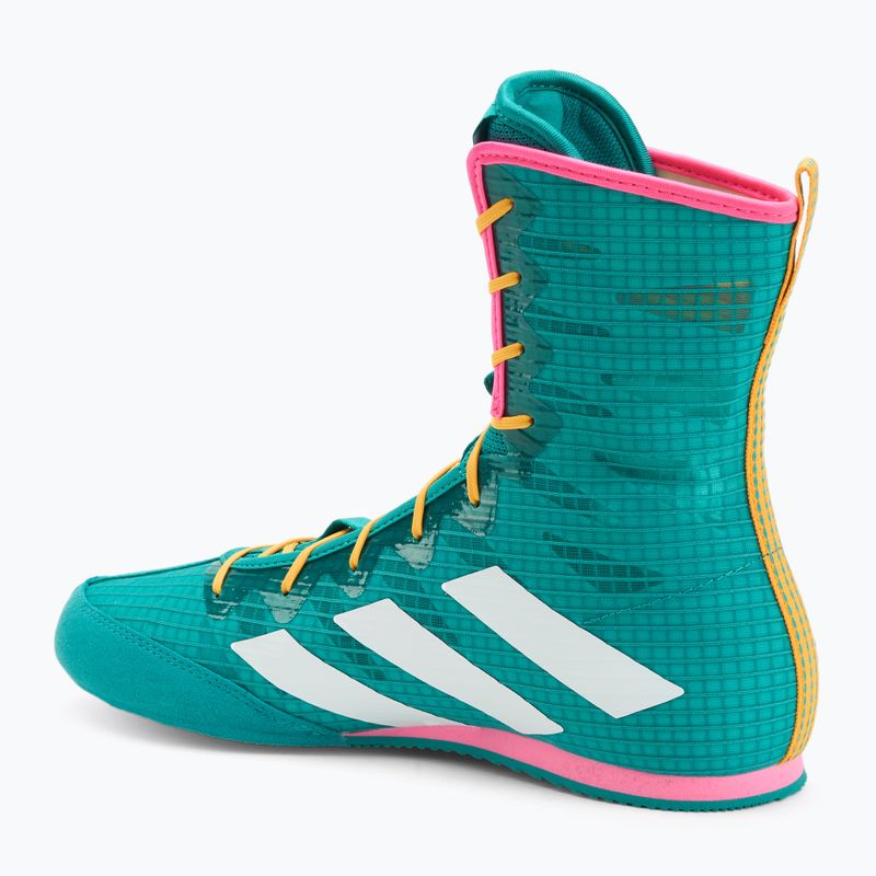 Scarpe da boxe adidas Box Hog 4 turquoise 3