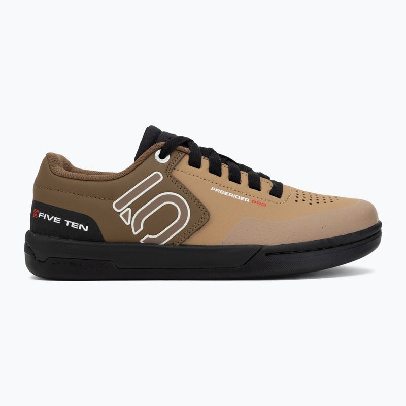 Scarpe da ciclismo da uomo con suola piatta adidas FIVE TEN Freerider Pro cardboard/off white/core black 2