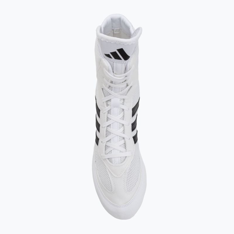 Scarpe da boxe adidas Box Hog II white/black 5