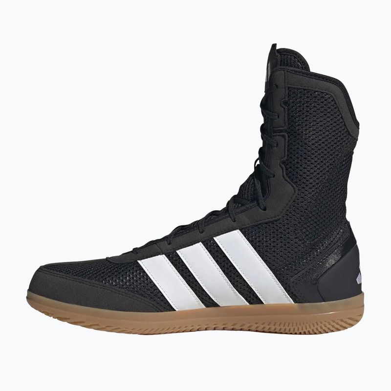 Scarpe da boxe uomo adidas Box Hog Wide black/white 3