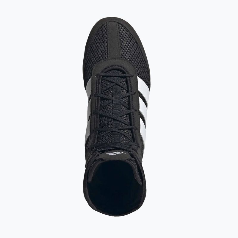 Scarpe da boxe uomo adidas Box Hog Wide black/white 5