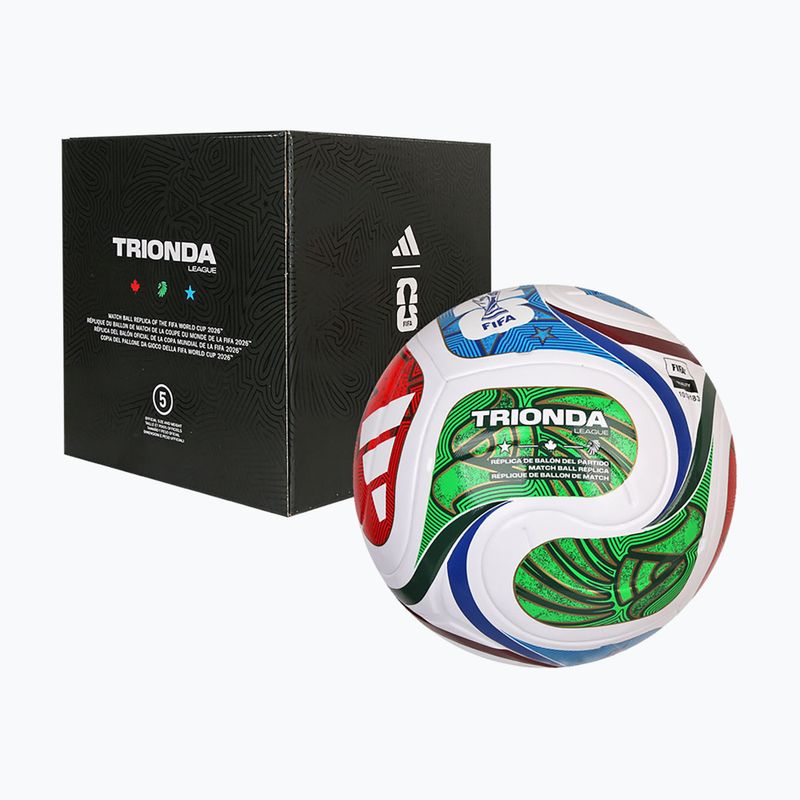 Pallone da calcio adidas Trionda League Box World Cup multicolor taglia 5 2