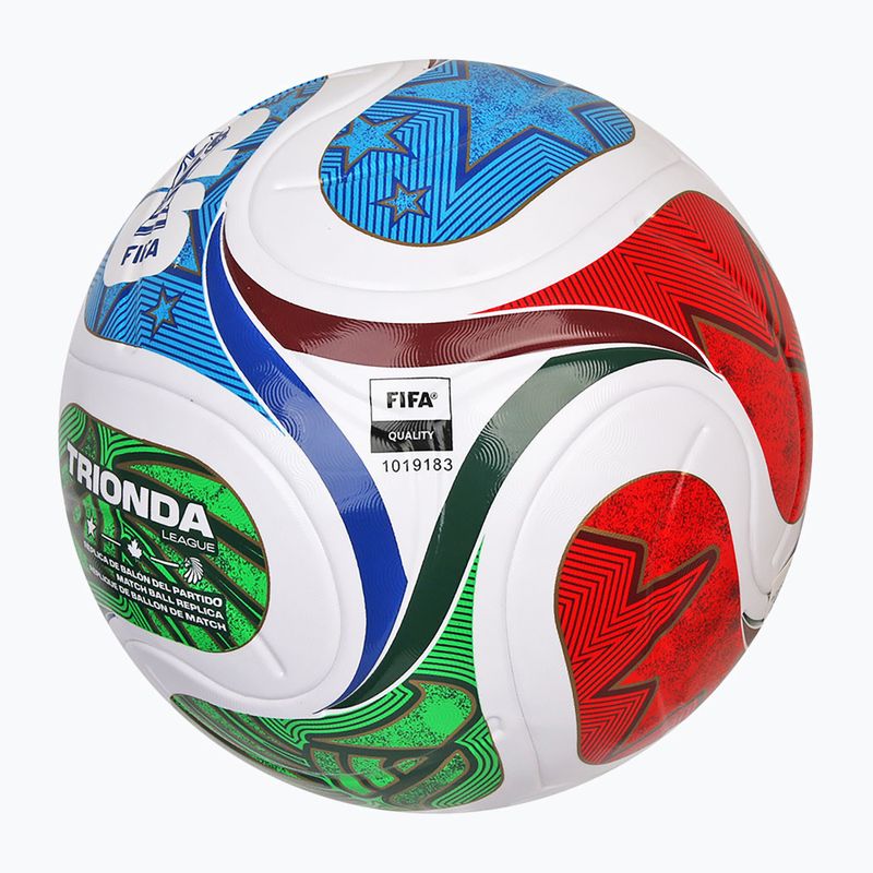 Pallone da calcio adidas Trionda League Box World Cup multicolor taglia 5 4