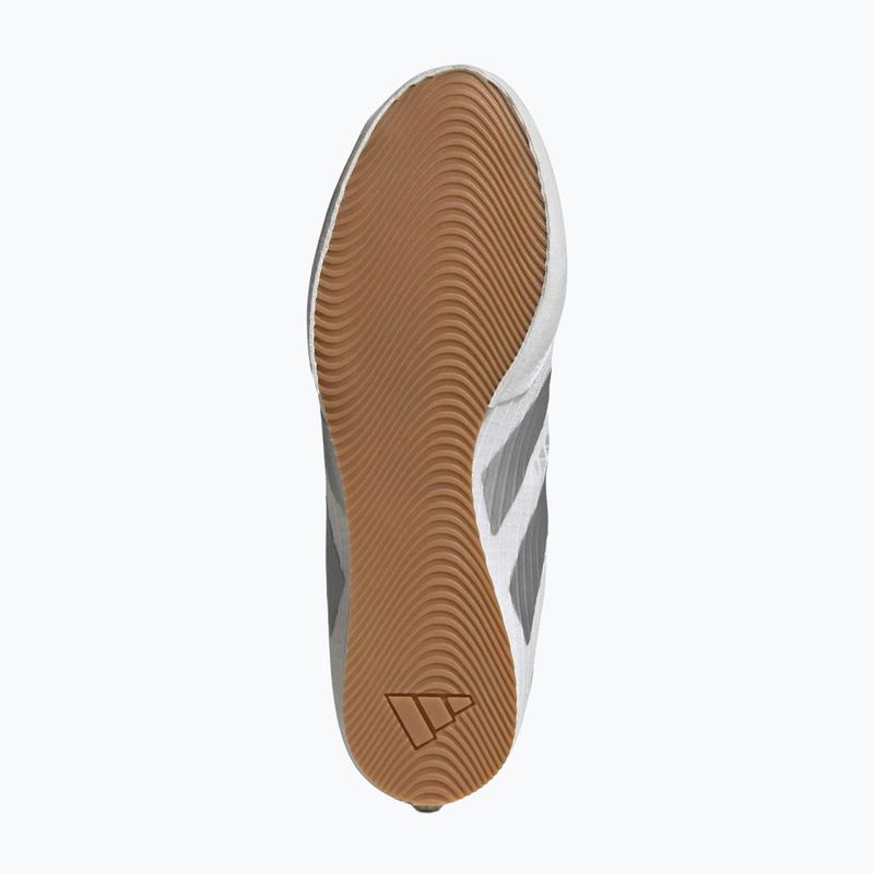 Scarpe da boxe adidas Box Hog 4 white/silver 4