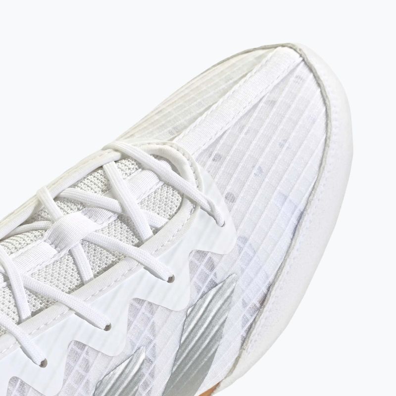 Scarpe da boxe adidas Box Hog 4 white/silver 6