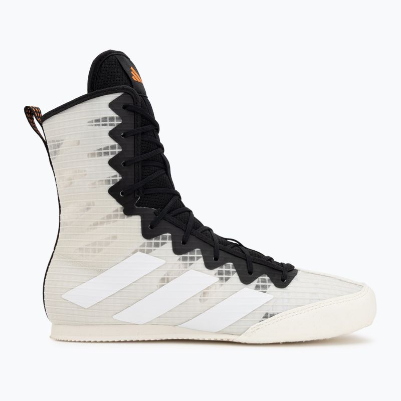 Scarpe da boxe adidas Box Hog 4 Orbit Grey/Ftwr White/Pure Orange 2