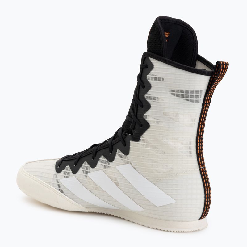 Scarpe da boxe adidas Box Hog 4 Orbit Grey/Ftwr White/Pure Orange 3