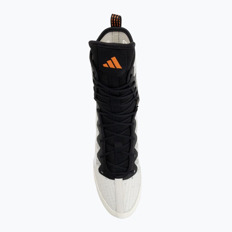 Scarpe da boxe adidas Box Hog 4 Orbit Grey/Ftwr White/Pure Orange 5