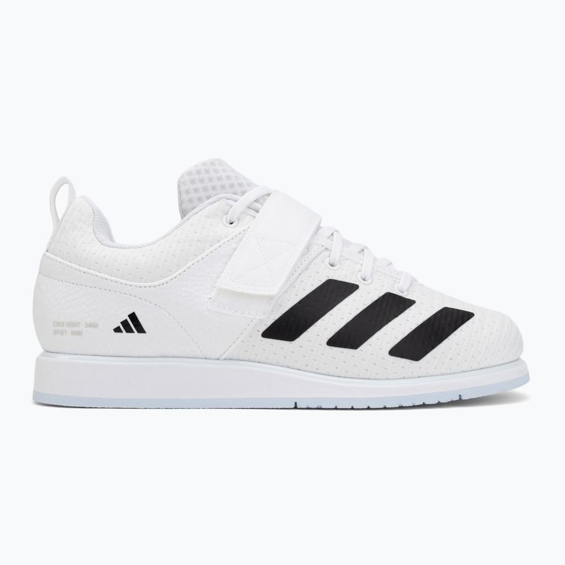 Scarpe da sollevamento pesi adidas Powerlift 5 white 2