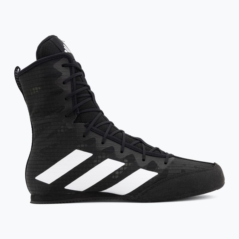Scarpe da boxe adidas Box Hog 4 black/white 2