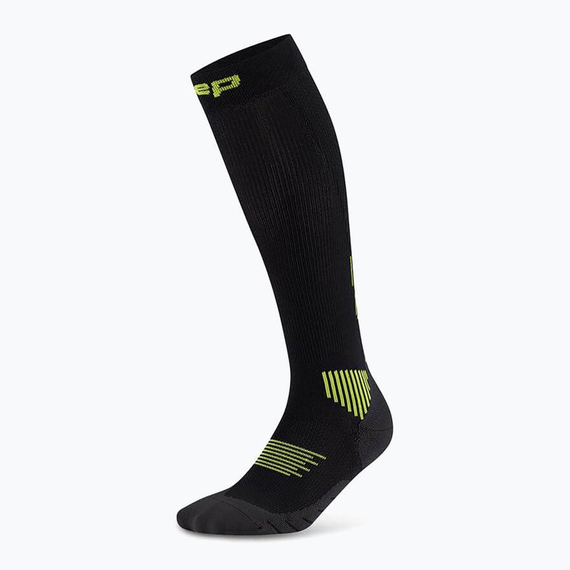 CEP Calze a compressione da donna Run Tall 5.0 nero/lime 2