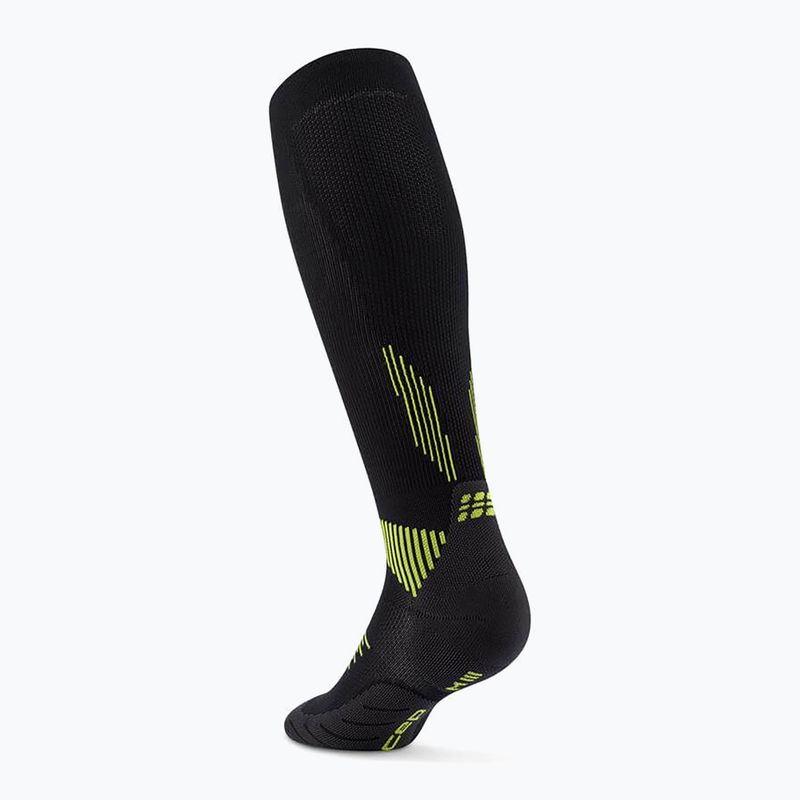 CEP Calze a compressione da donna Run Tall 5.0 nero/lime 3
