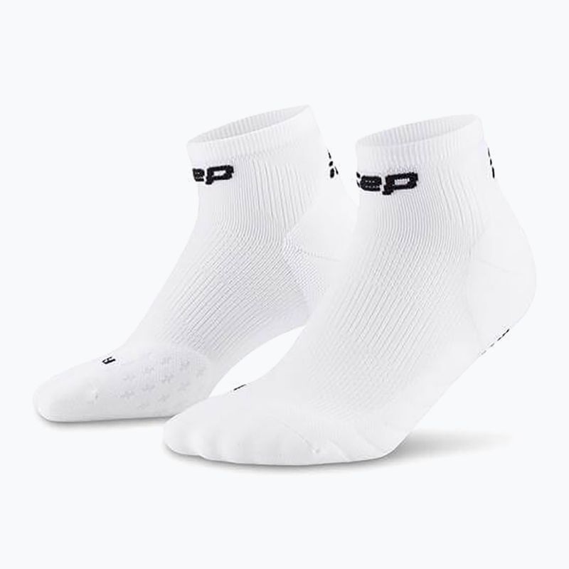 CEP Calze a compressione da donna Run Low Cut 5.0 bianco
