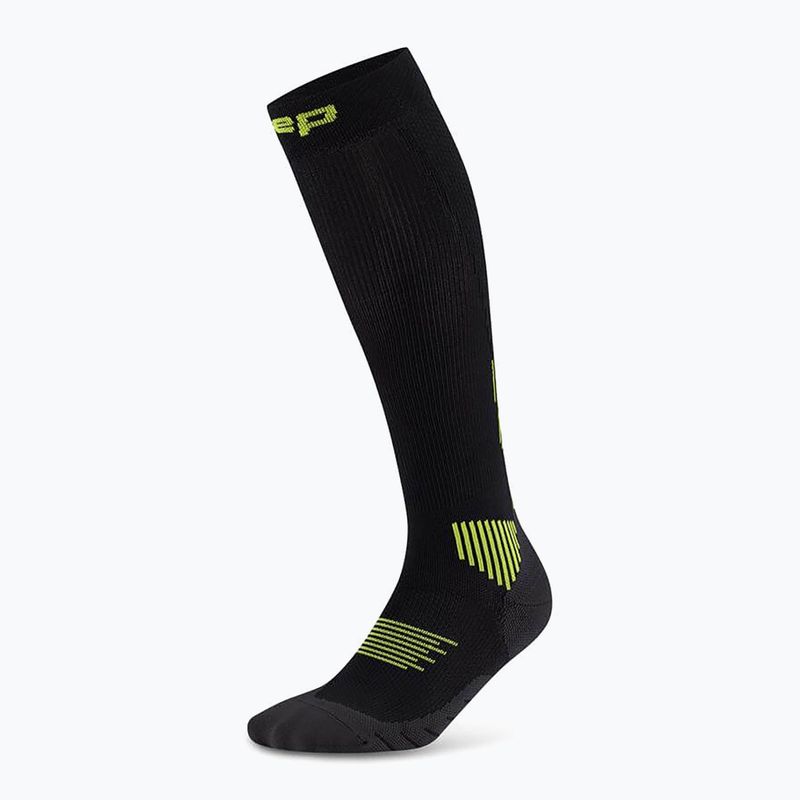CEP Calzini a compressione da uomo Run Tall 5.0 nero/lime 2