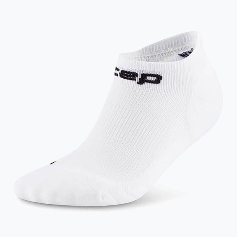 Calze a compressione CEP da uomo Run No Show 5.0 bianco 2