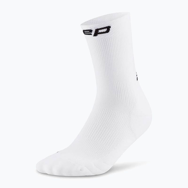CEP Calzini a compressione da uomo Run Mid Cut 5.0 bianco 2