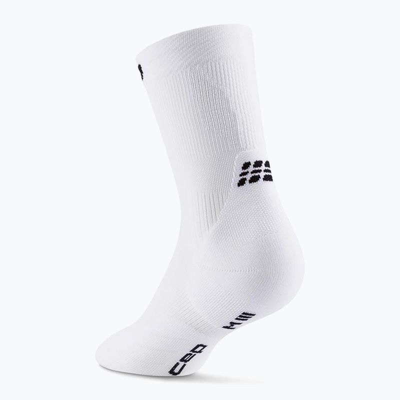 CEP Calzini a compressione da uomo Run Mid Cut 5.0 bianco 3