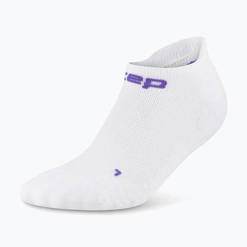 Calze a compressione da uomo CEP Ultralight No Show 4.0 white 2