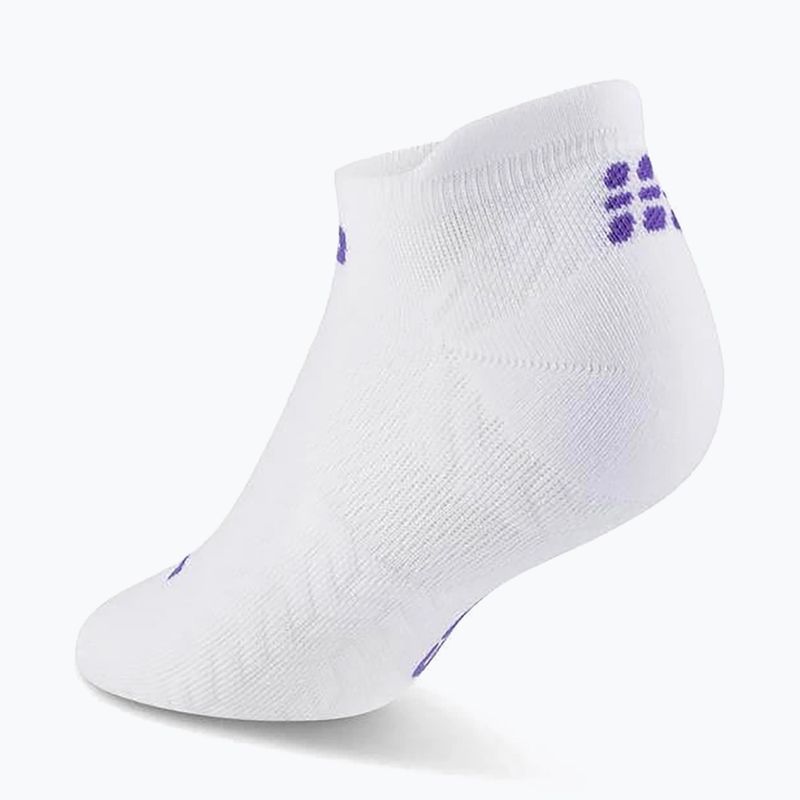 Calze a compressione da uomo CEP Ultralight No Show 4.0 white 3