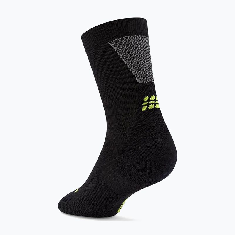 Calze a compressione da uomo CEP Ultralight Mid Cut 4.0 black/grey 3