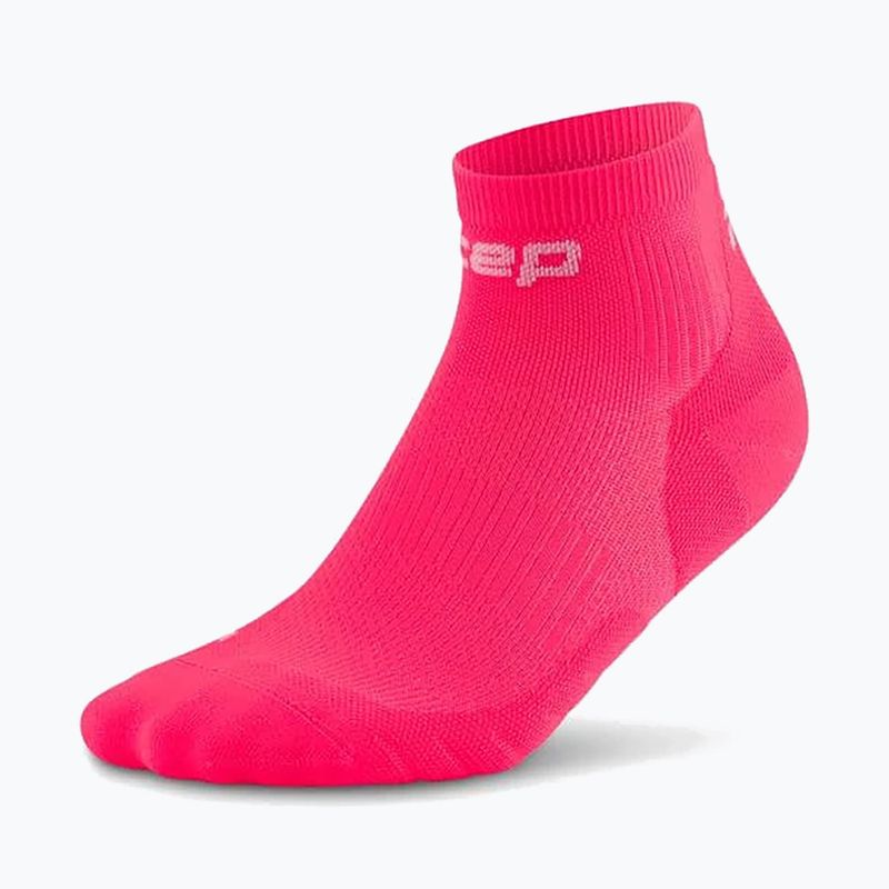 Calze a compressione da uomo CEP Run Low Cut 5.0 pink 2
