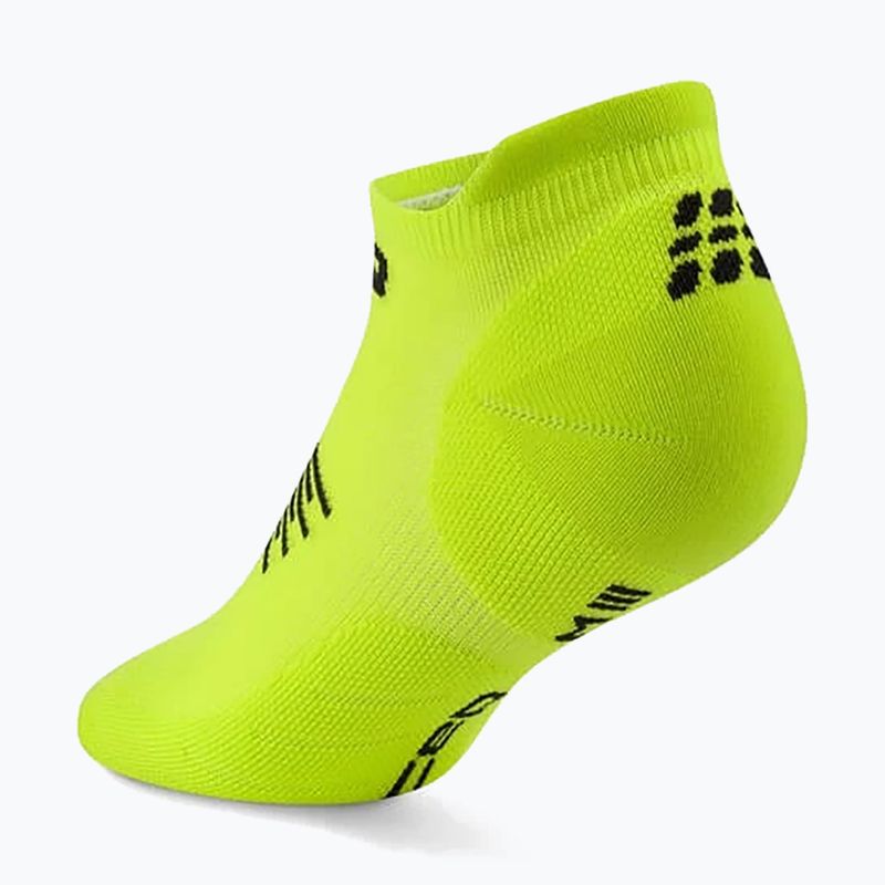 Calze a compressione da uomo Cep Run No Show 5.0 lime/black 3
