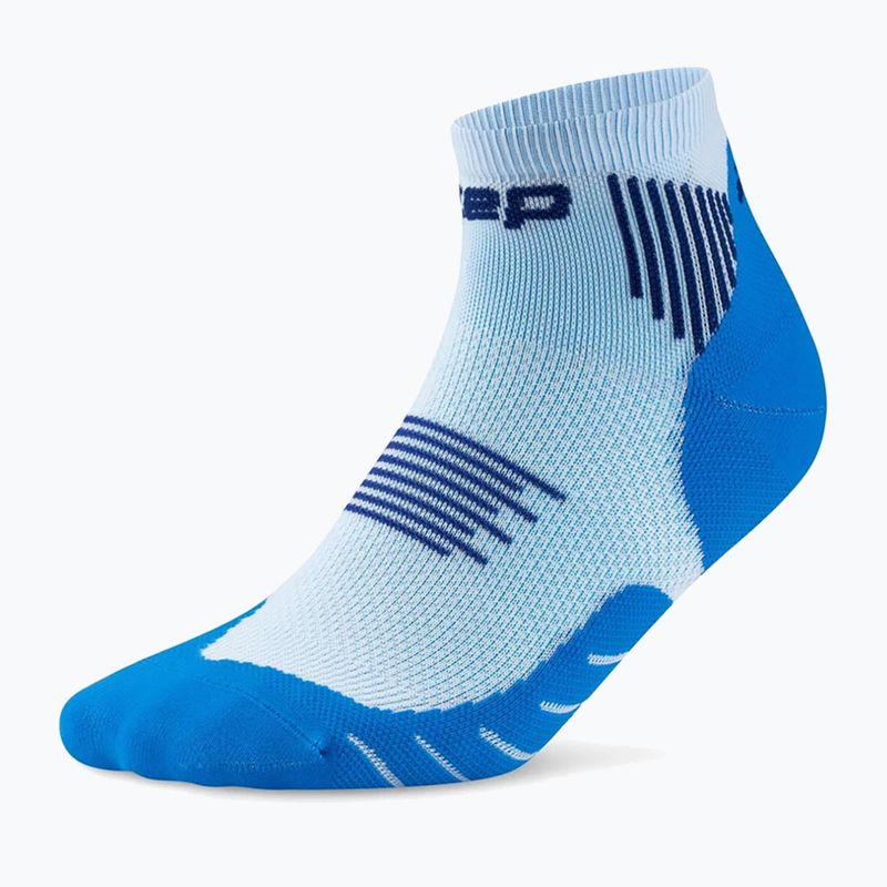 Calze a compressione da donna CEP Run Low Cut 5.0 blue/ice 2