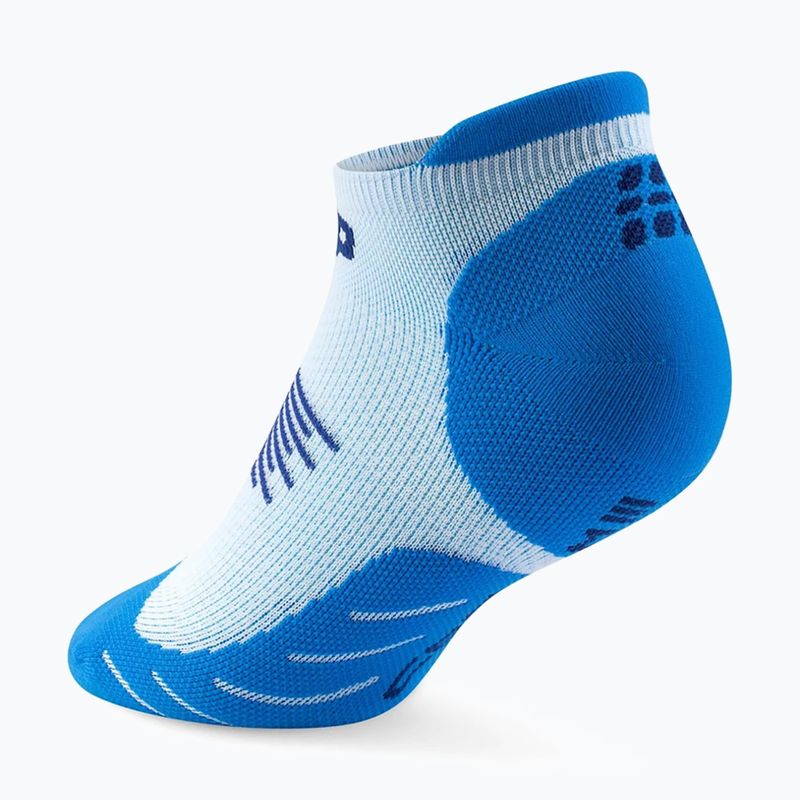 Calze a compressione da uomo Cep Run No Show 5.0 blue/ice 3
