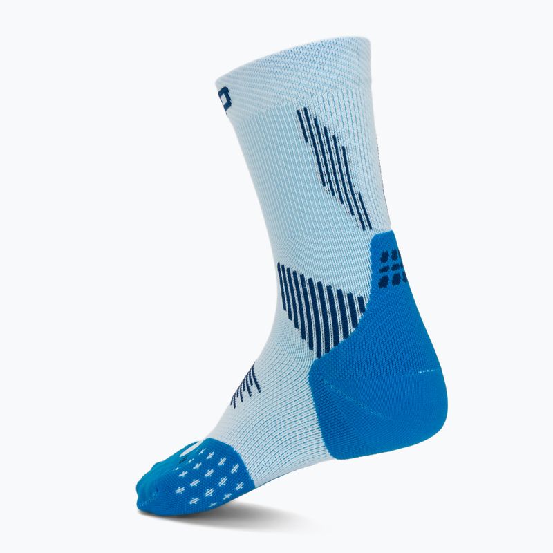 Calze a compressione da uomo CEP Run Mid Cut 5.0 blue/ice 2