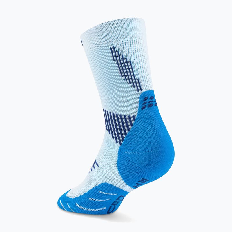 Calze a compressione da uomo CEP Run Mid Cut 5.0 blue/ice 3
