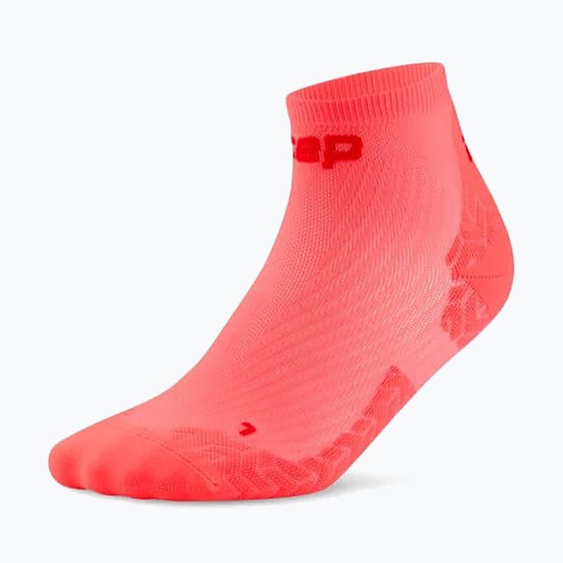 Calzini da donna CEP Ultralight Low Cut 4.0 neon coral/red 2