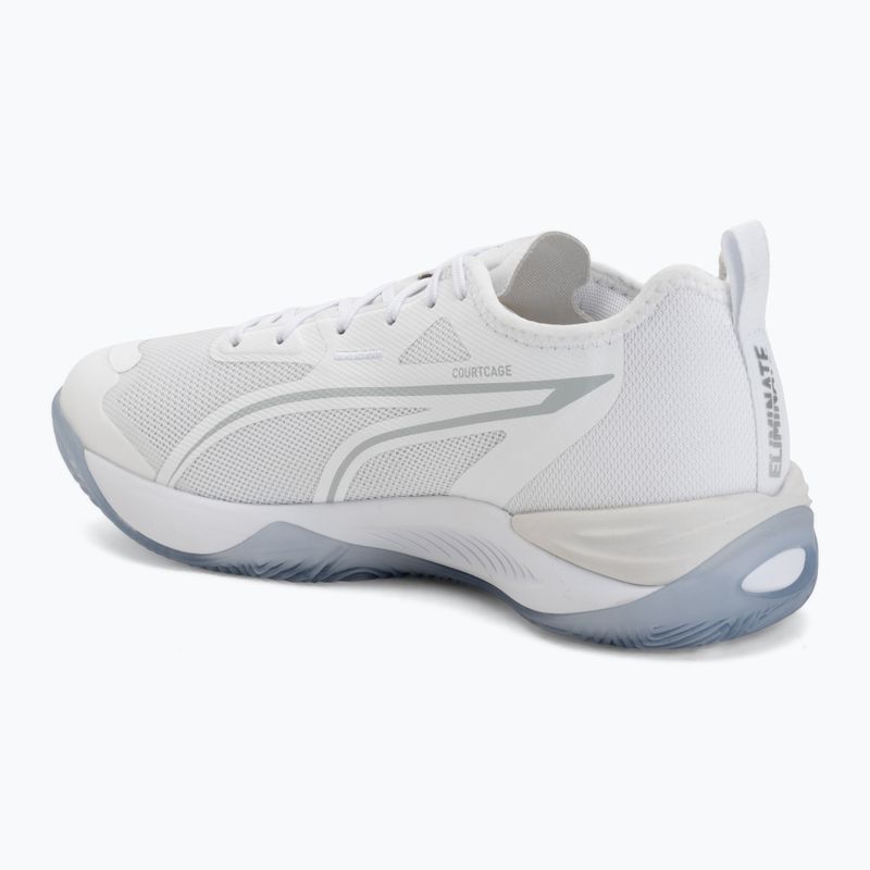 Scarpe da pallamano PUMA Eliminate NITRO 4 puma white/puma silver 3