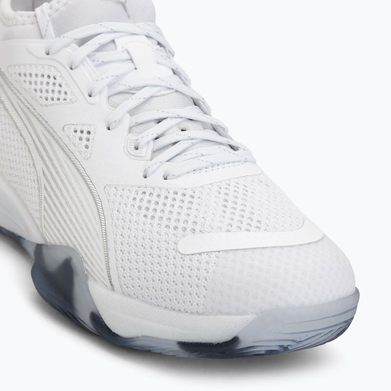 Scarpe da pallamano PUMA Eliminate NITRO SQD 4 puma white/baltic sea blue/fresh water 7