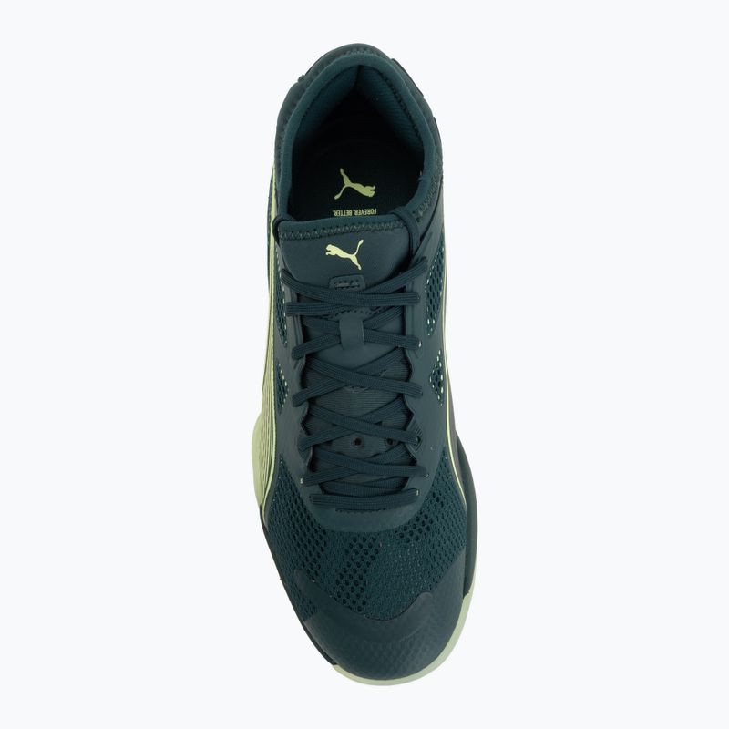 Scarpe da pallamano PUMA Eliminate NITRO SQD 4 green 5
