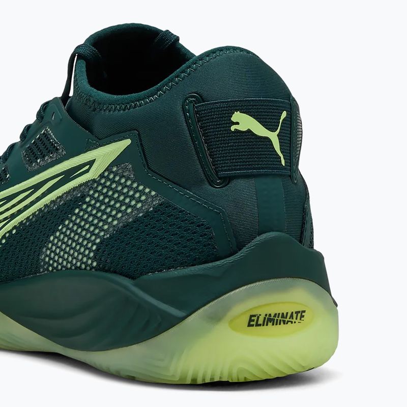 Scarpe da pallamano PUMA Eliminate NITRO SQD 4 green 4