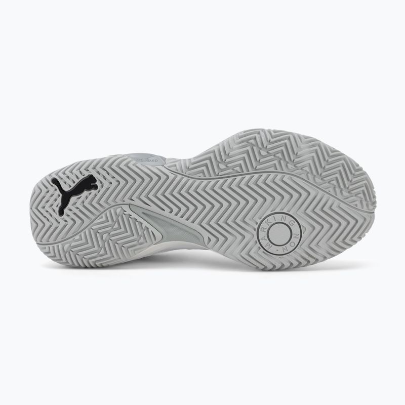 Scarpe da pallamano da uomo PUMA Solarstrike 4 puma white/puma black/silver 4