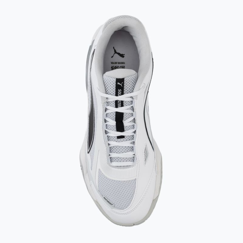 Scarpe da pallamano da uomo PUMA Solarstrike 4 puma white/puma black/silver 5