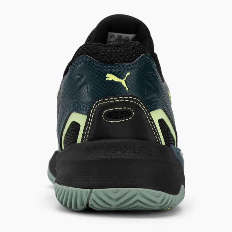 Scarpe da pallamano da uomo PUMA Solarstrike 4 puma black/green terrain/fizzy light 6