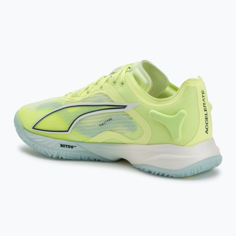 Scarpe PUMA Accelerate NITRO SQD 4 puma fizzy light/green terrain/puma white/puma silver 3