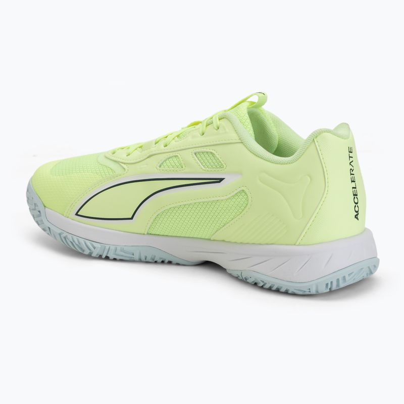 Scarpe da pallamano PUMA Accelerate Pro 4 fizzy light/green terrain/light moss/puma white 3