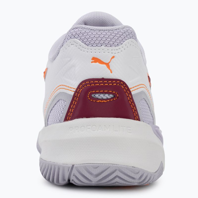 Scarpe da pallamano da donna PUMA Solarstrike 4 puma white/heat fire/lilac crush berry 6