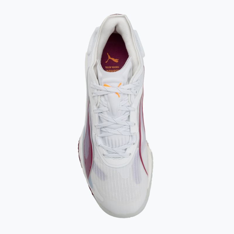 Scarpe da donna PUMA Accelerate NITRO SQD 4 Puma White/Berry/Lilac Crush/Haute Tropic/Heat Fire 5