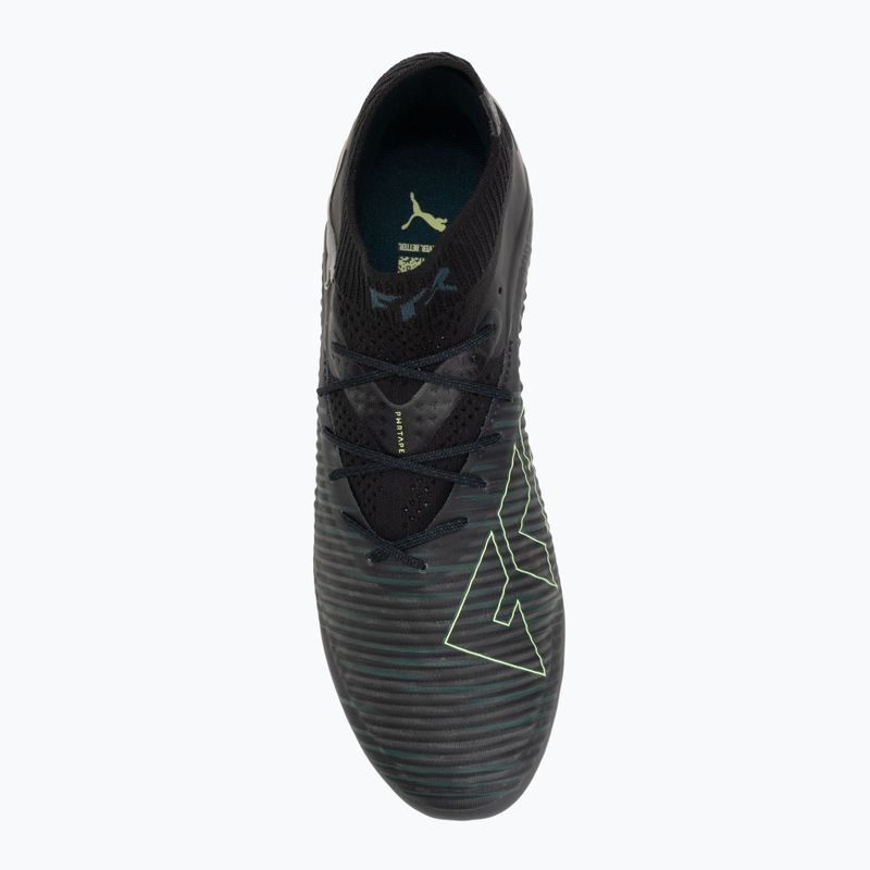 PUMA Future 8 Ultimate FG uomini scarpe da calcio puma nero / luce frizzante / terreno verde 5