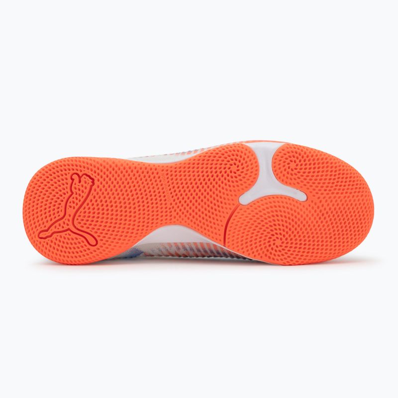 PUMA Future 8 Match It + Mid Jr scarpe da calcio puma bianco/puma nero/rosso brillante 4