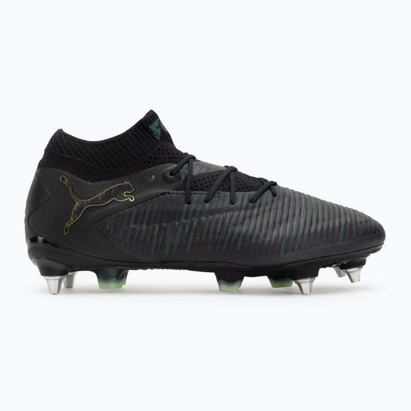 PUMA Future 8 Ultimate MxSG uomini scarpe da calcio puma nero / luce frizzante / terreno verde 2