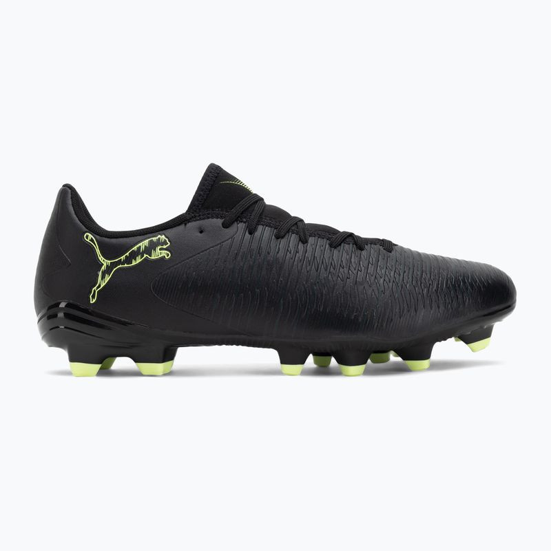 Scarpe da calcio da uomo PUMA Future 8 Play FG/AG puma nero/luce frizzante/terreno verde 2