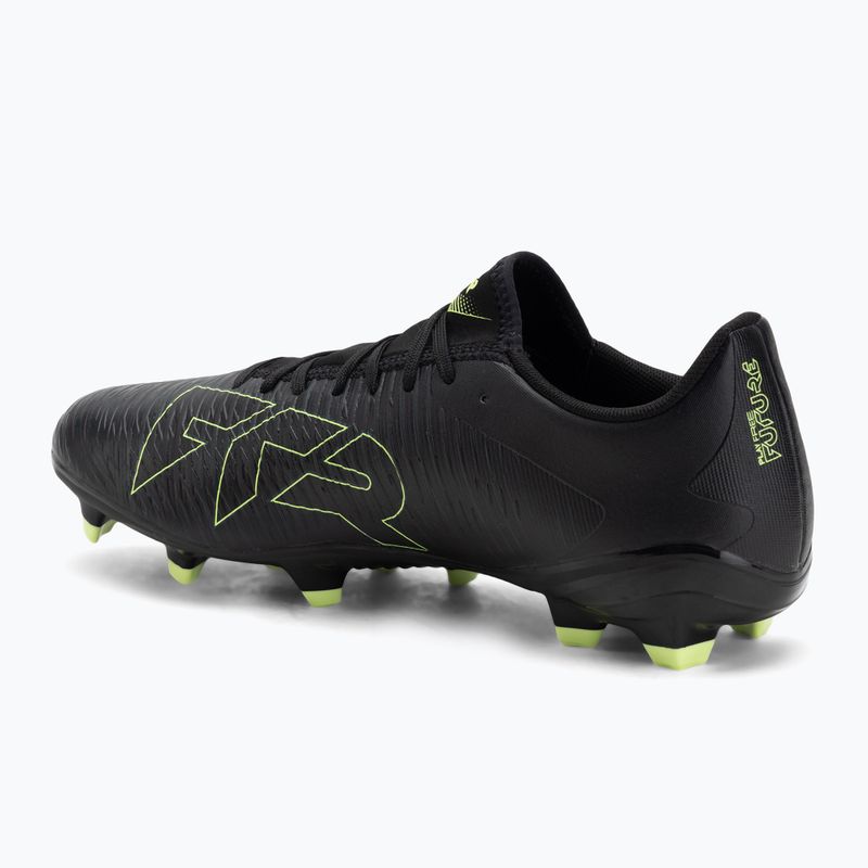 Scarpe da calcio da uomo PUMA Future 8 Play FG/AG puma nero/luce frizzante/terreno verde 3