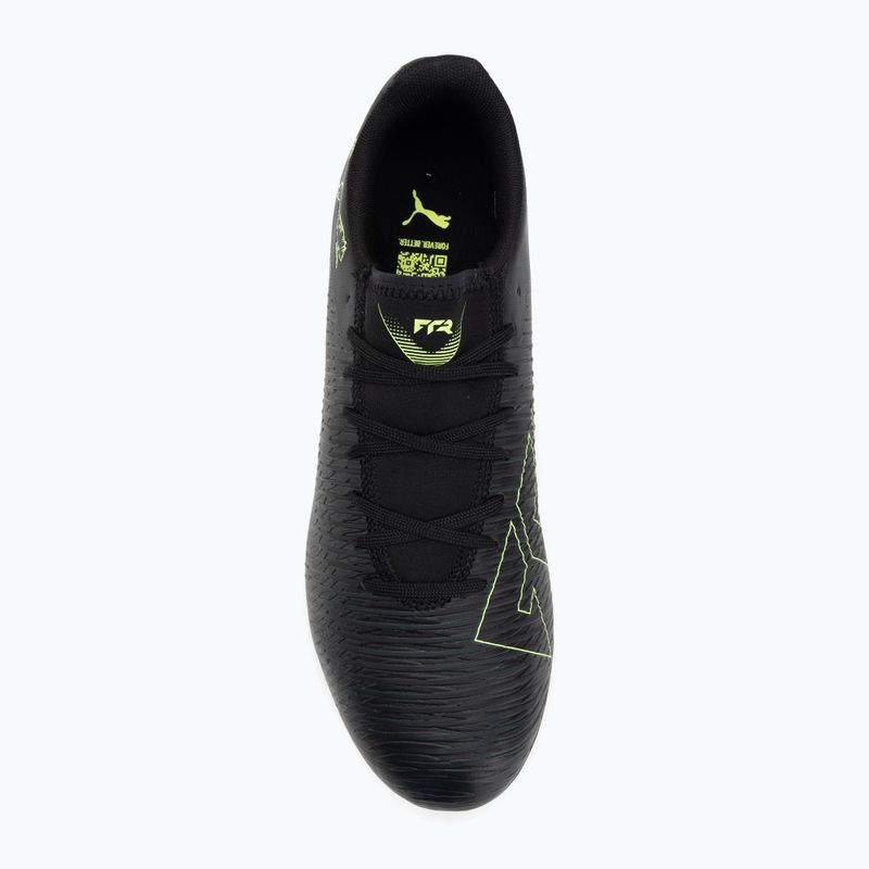 Scarpe da calcio da uomo PUMA Future 8 Play FG/AG puma nero/luce frizzante/terreno verde 5