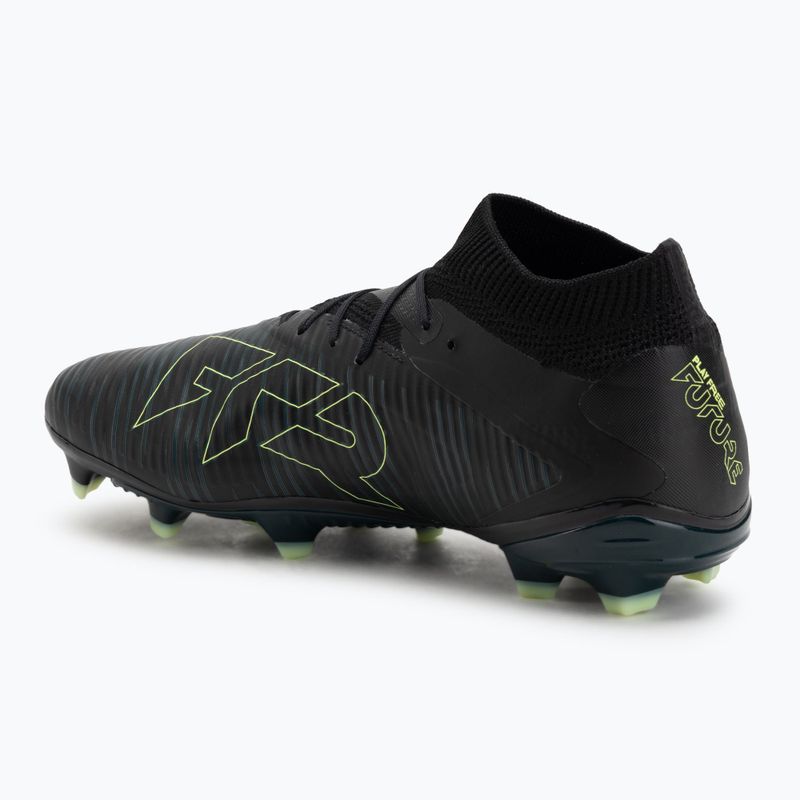 Scarpe da calcio da uomo PUMA Future 8 Pro FG/AG puma nero/luce frizzante/terreno verde 3