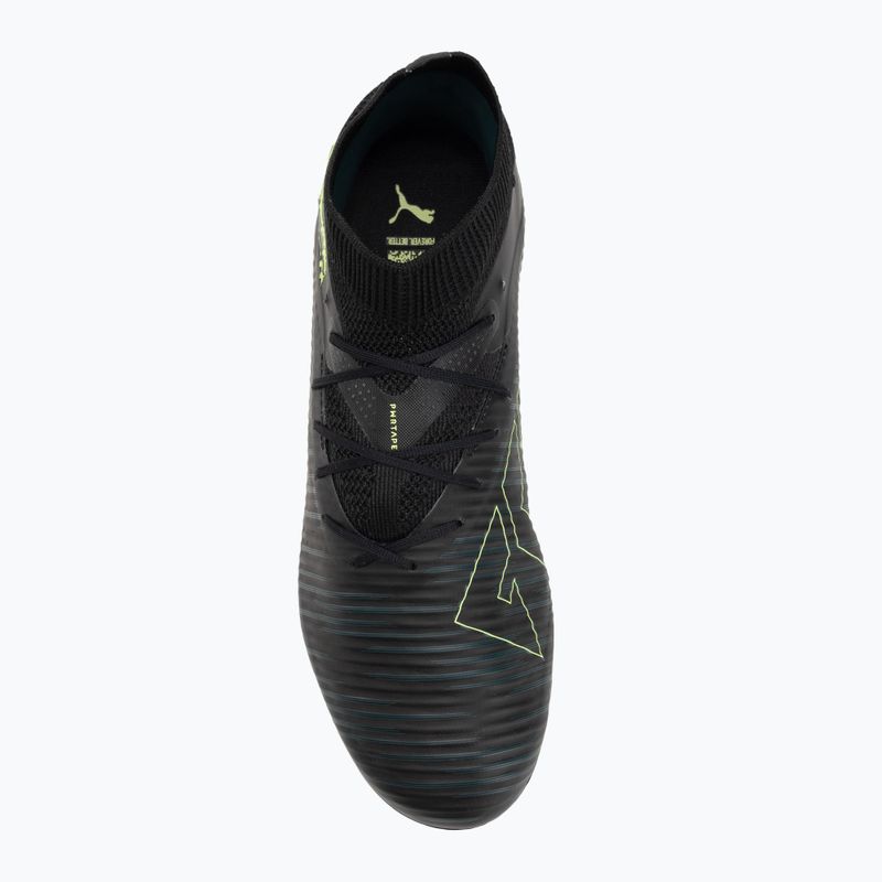 Scarpe da calcio da uomo PUMA Future 8 Pro FG/AG puma nero/luce frizzante/terreno verde 5